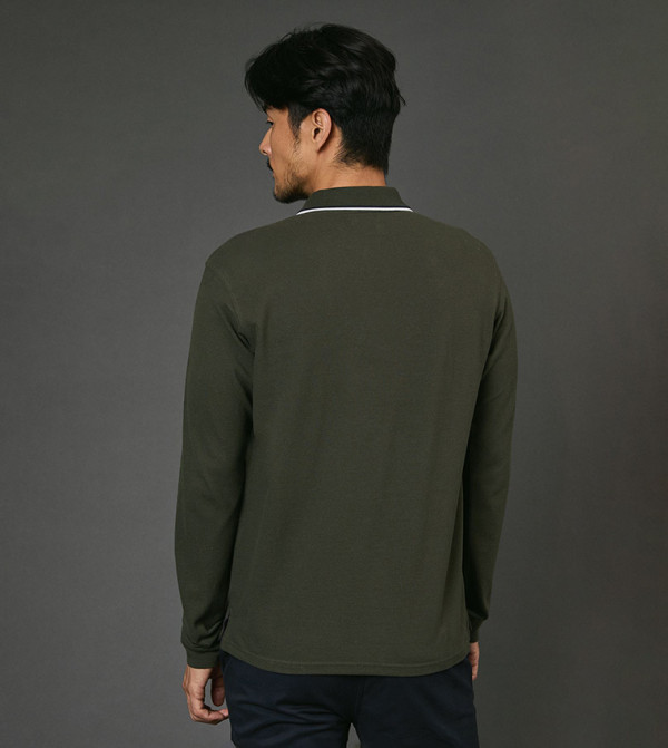 ماين ماين - كاكي قمصان بولو