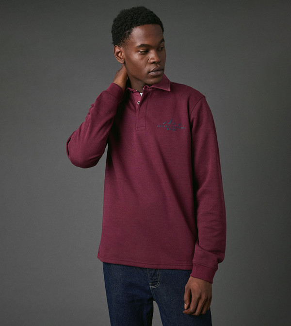 Maine  - Red Polo T-shirts