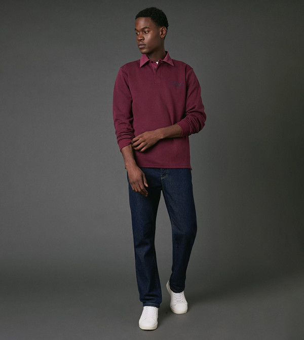 Maine  - Red Polo T-shirts