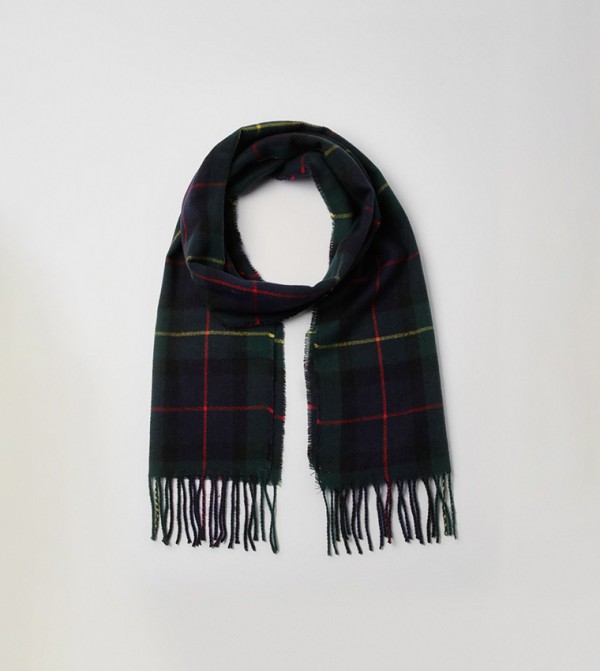 Maine Scarves - Green Knitted Scarves