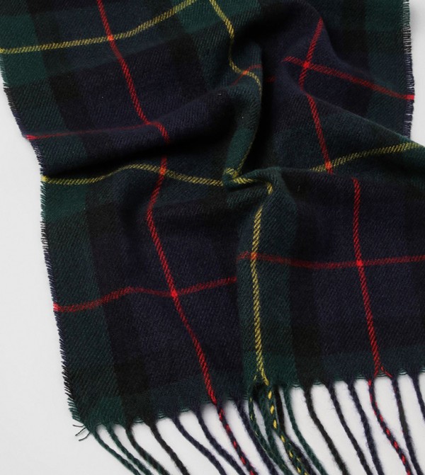 Maine Scarves - Green Knitted Scarves