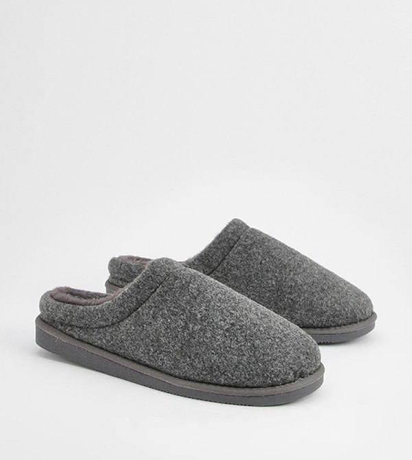 Maine  - Charcoal Casual Slip-ons