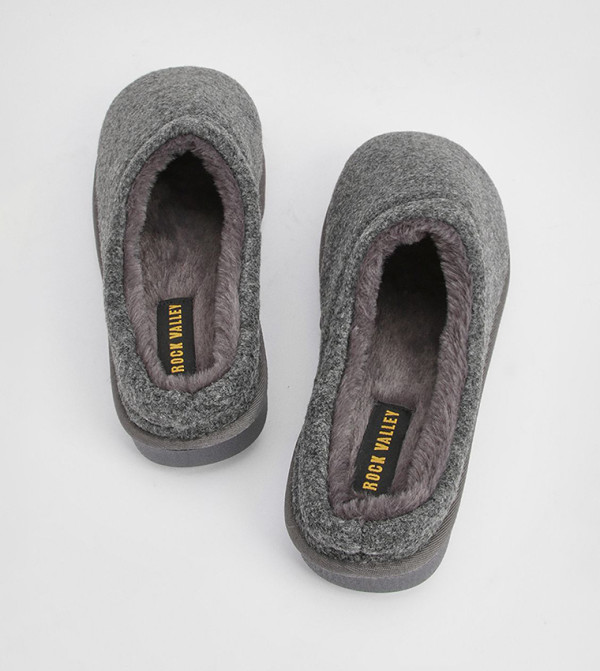 Maine  - Charcoal Casual Slip-ons