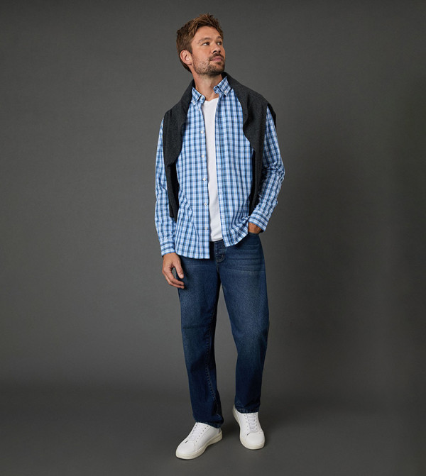 ماين ماين - أزرق Long Sleeves