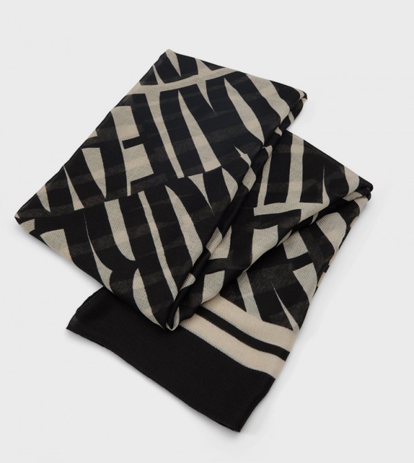 Aldo Accessories  Woven Scarves - Black Woven Scarves