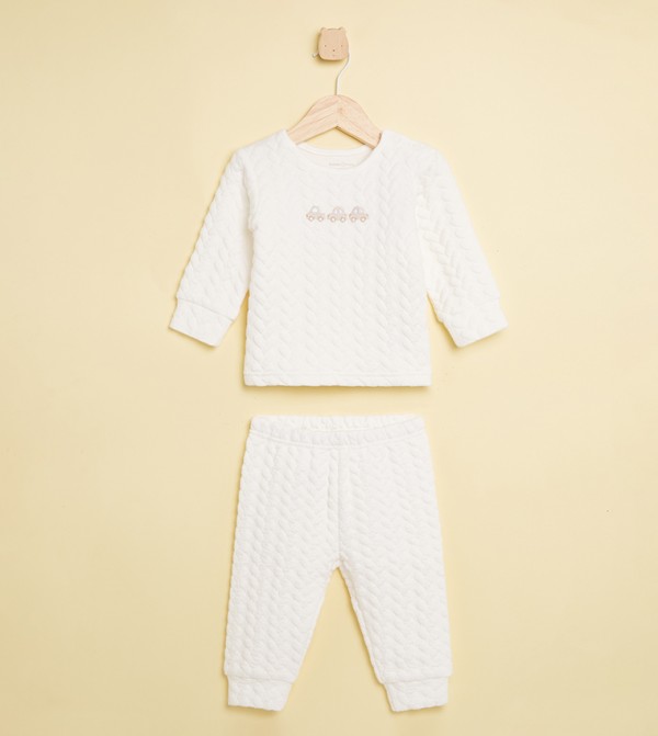 BABIES & MORE  Nightwear - White Top & Pyjama Sets