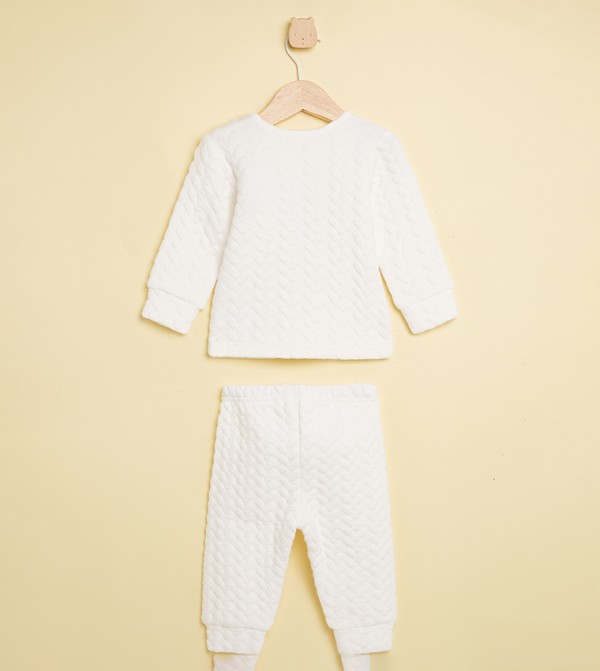 BABIES & MORE  Nightwear - White Top & Pyjama Sets