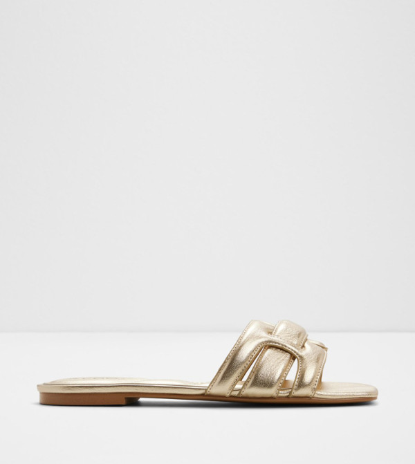Aldo Aldo - Gold Flat Sandals