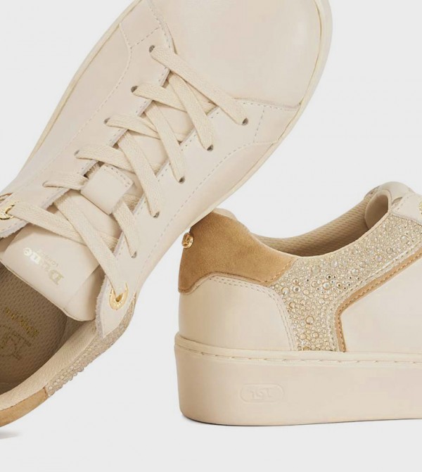 Dune London  Sneakers - Beige Low Top