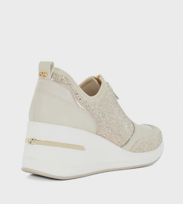 ديون لندن  Slip-Ons - كريمي  سهل الارتداء