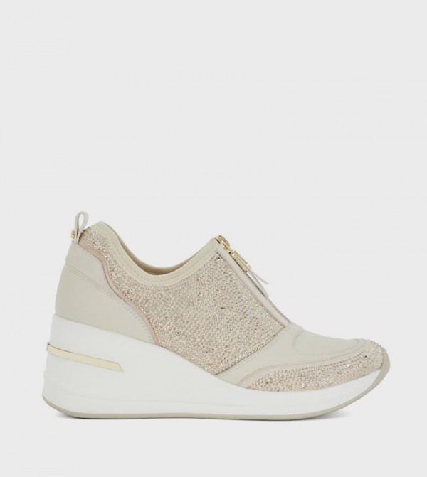 ديون لندن  Slip-Ons - كريمي  سهل الارتداء