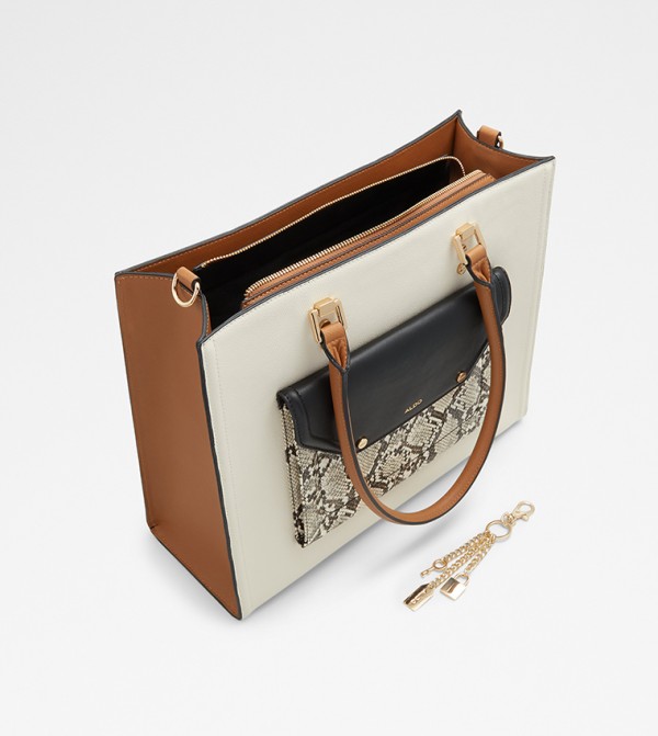 Aldo  aldo-luxe-tote - Beige Tote Bags