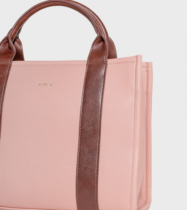 Amica  - Pink Tote Bags