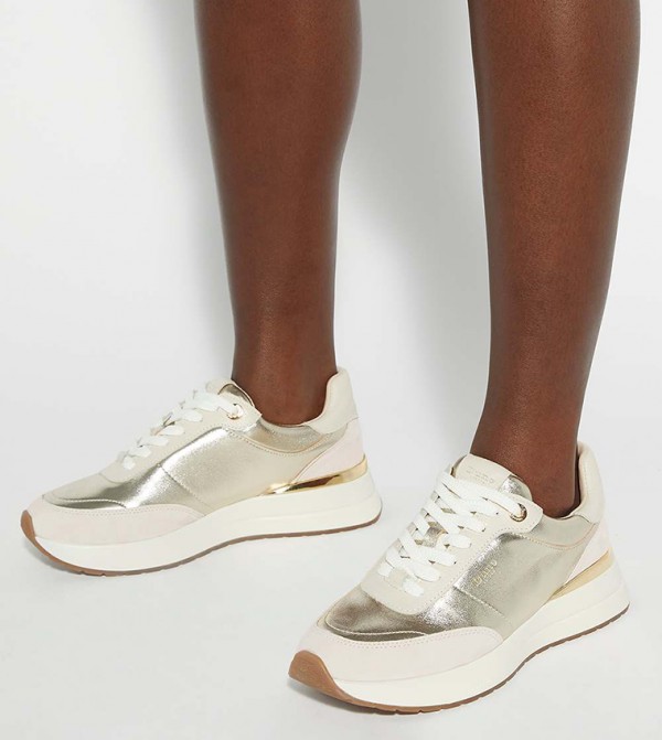 Dune London  - Gold Low Top