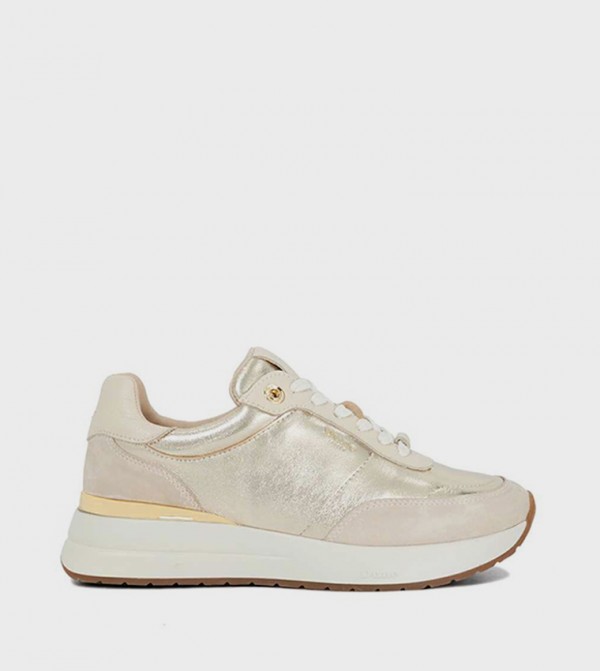 Dune London  - Gold Low Top