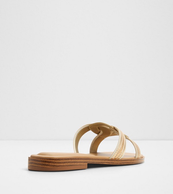 Aldo Aldo - Gold Flat Sandals