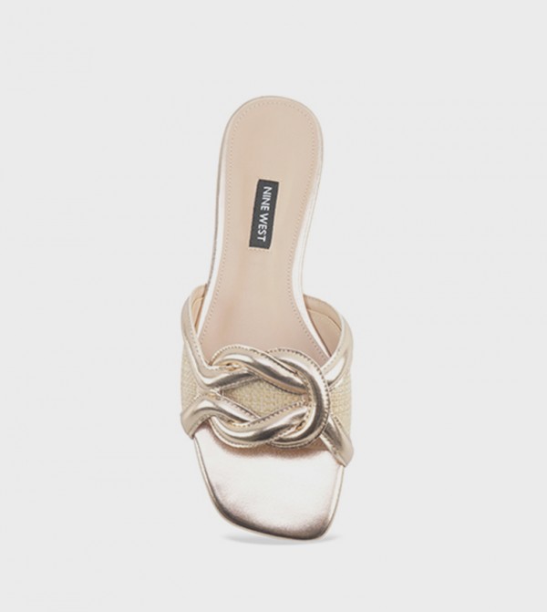 Nine West Nine West - Gold Flat Sandals