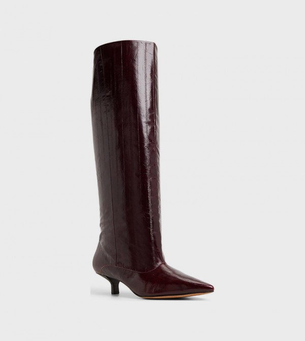Aldo Aldo - Burgundy Knee length Boots