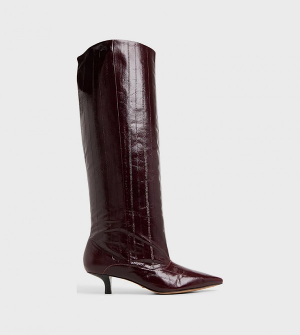 Aldo Aldo - Burgundy Knee length Boots