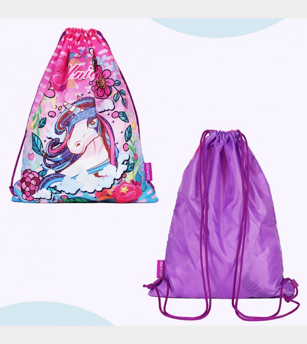 Eazy Kids  Trolley Backpack Set - Pink Backpack Set