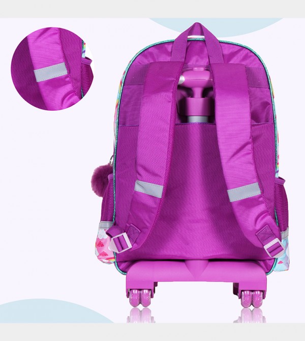 Eazy Kids Back to School - Pink Backpack Set