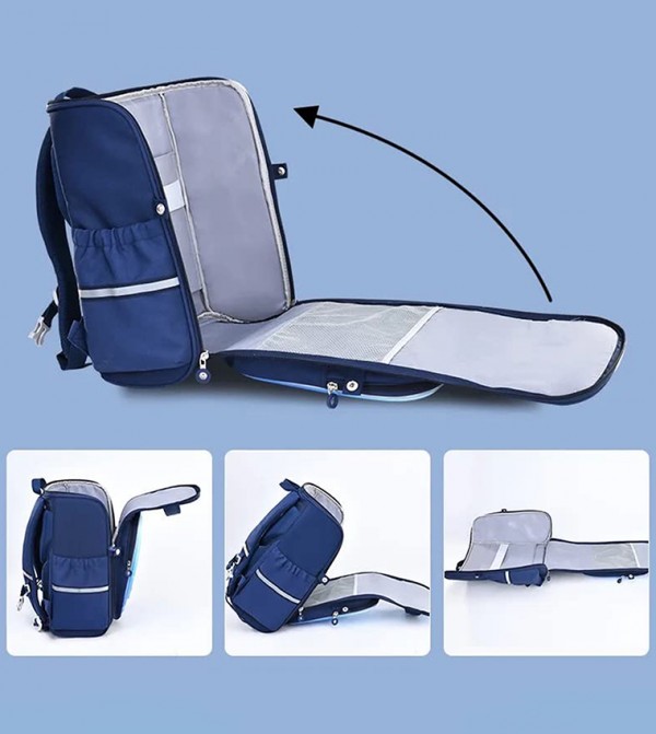 Eazy Kids Back to School - Blue Backpacks