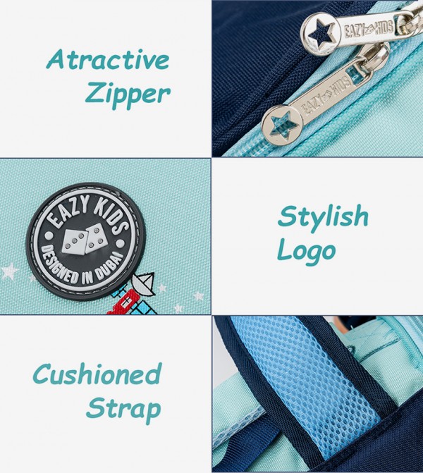 Eazy Kids Back to School - Blue Backpacks