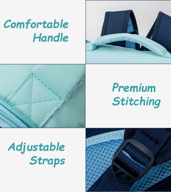 Eazy Kids Back to School - Blue Backpacks