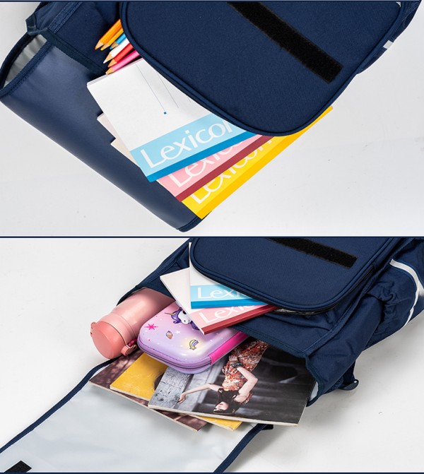Eazy Kids Back to School - Blue Backpacks
