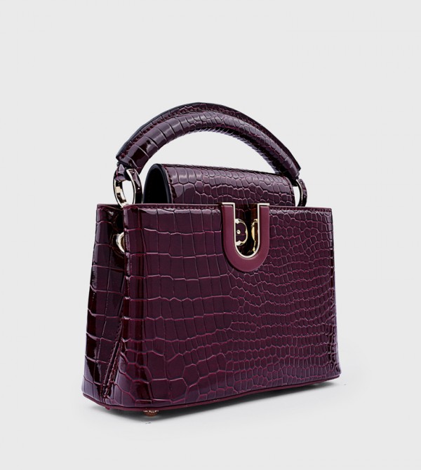 Cuple Cuple - Maroon Handheld Bags