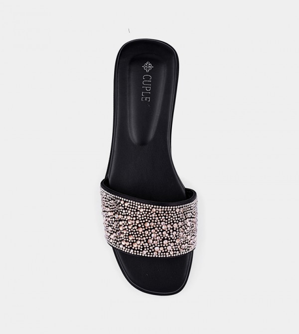 Cuple Cuple - Gold Flat Sandals