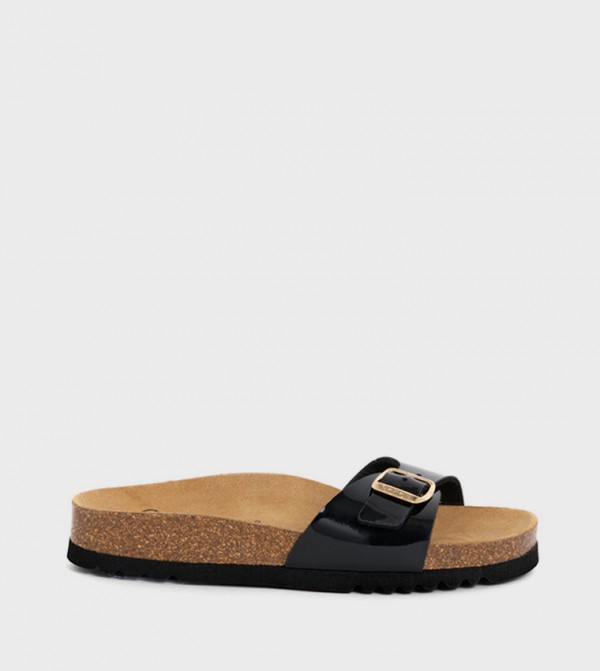 Scholl  Platforms - Black Platforms