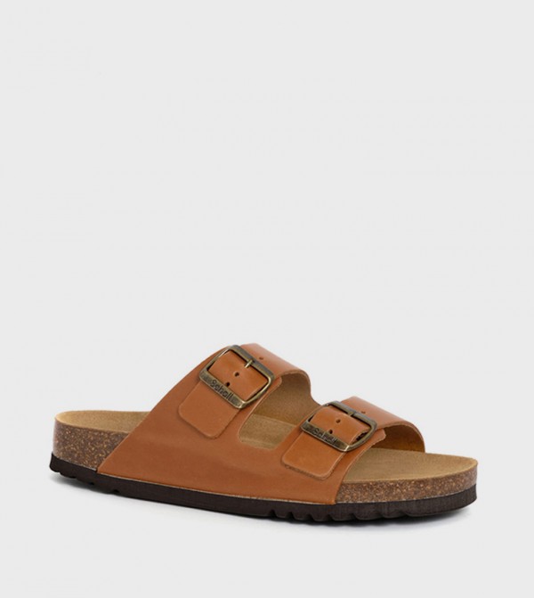 شول شول - بني  Flat Sandals