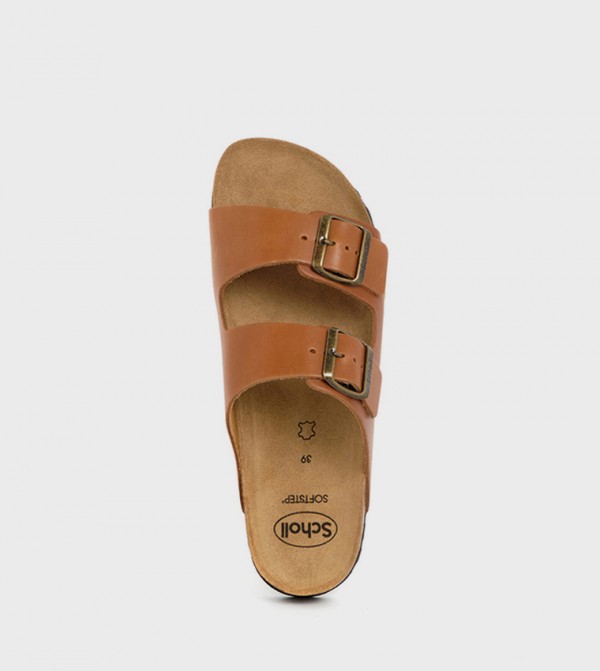 شول شول - بني  Flat Sandals