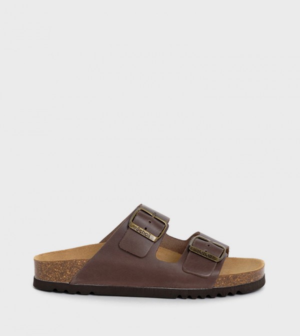 شول شول - بني  Flat Sandals