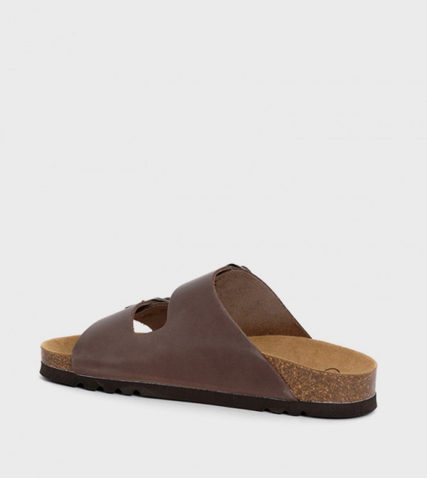 شول شول - بني  Flat Sandals