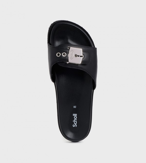 شول  - أسود Flat Sandals