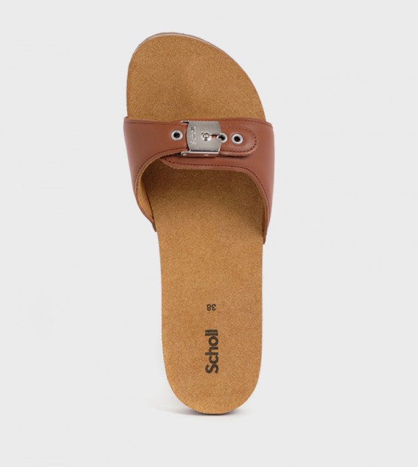 Scholl Scholl - Brown Flat Sandals