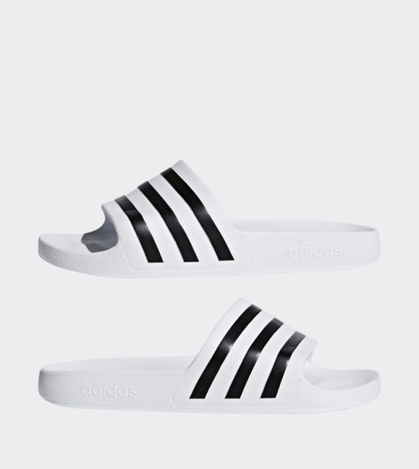 Adidas sportsday-slippers - White Slides