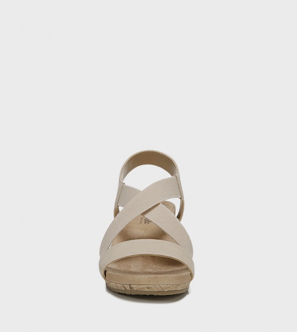 Life Stride  - Beige Wedges