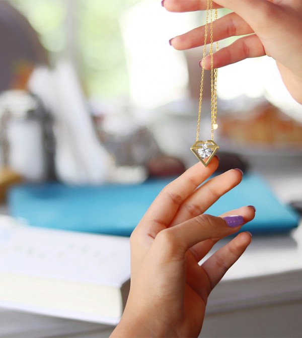 Fluorite Fluorite - Gold Necklaces & Pendants