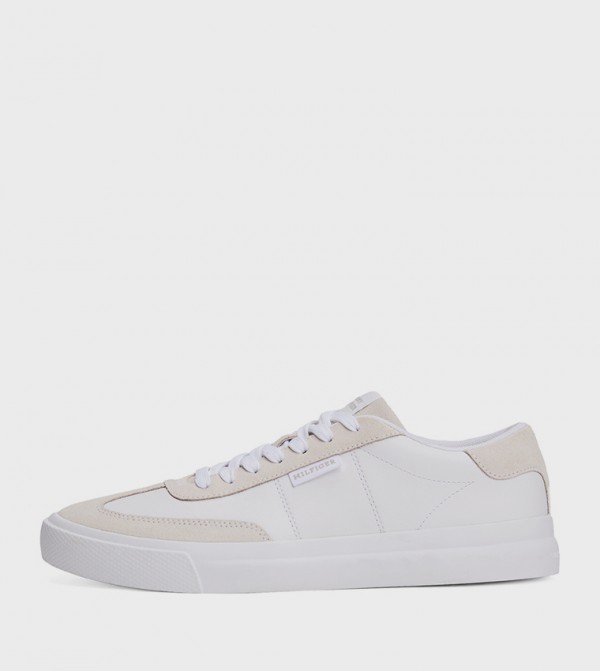 Tommy Hilfiger  varsity - White Low Top