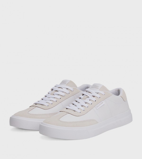 Tommy Hilfiger  varsity - White Low Top