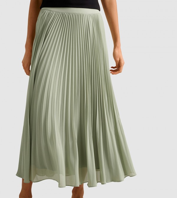 Forever New  Skirts - Green Midi Skirts