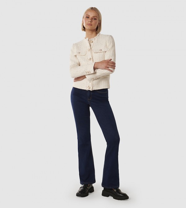 Forever New Forever New - Cream Casual Jackets