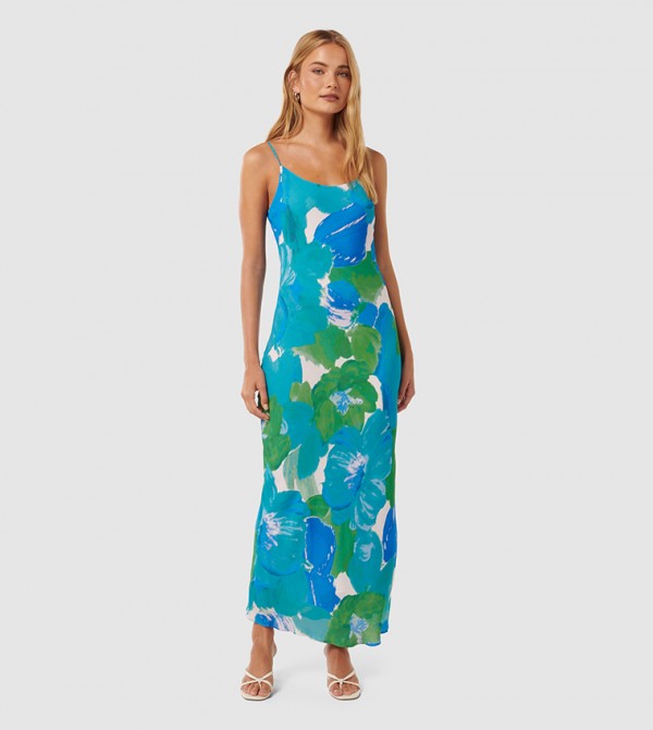 فوريفر نيو  فساتين - أزرق Maxi Dresses