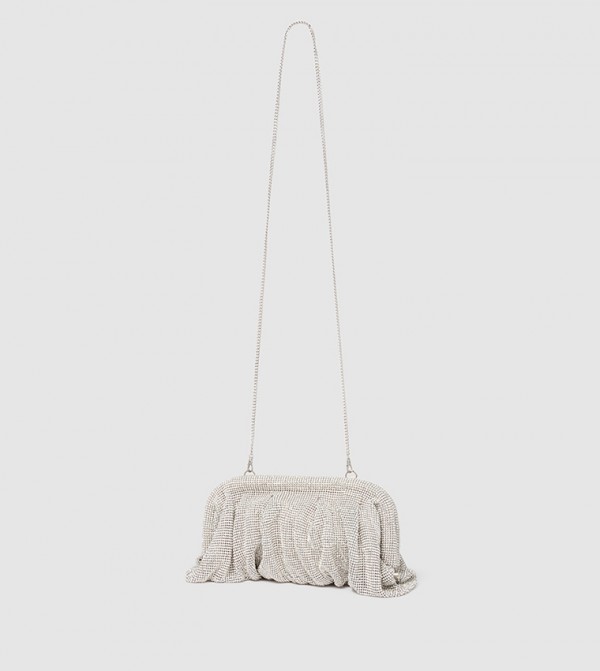 Forever New  Clutches - Silver Clutches