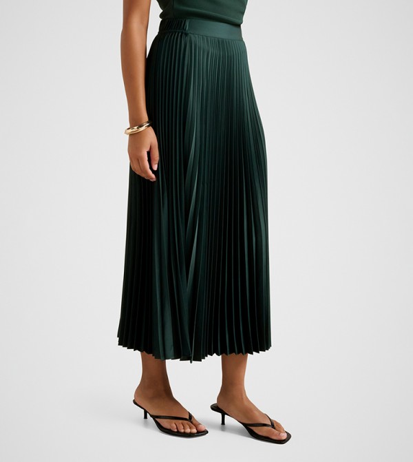 Forever New  Skirts - Green Midi Skirts