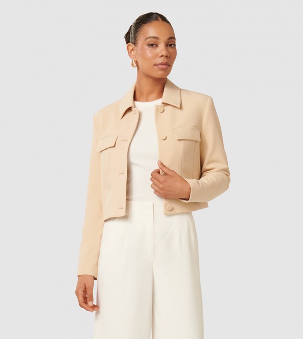 Forever New Forever New - Cream Casual Jackets