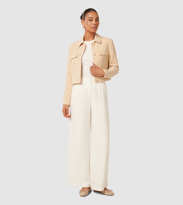 Forever New Forever New - Cream Casual Jackets